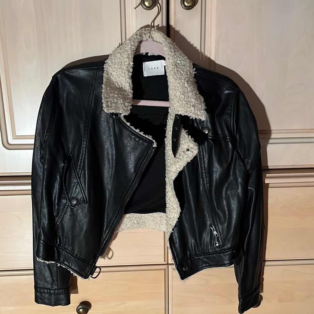 Faux Leather Jacket